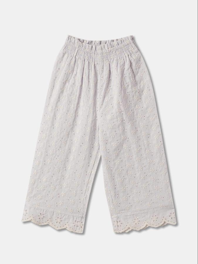 R&B Violet Embroidered Girls Clothing Set