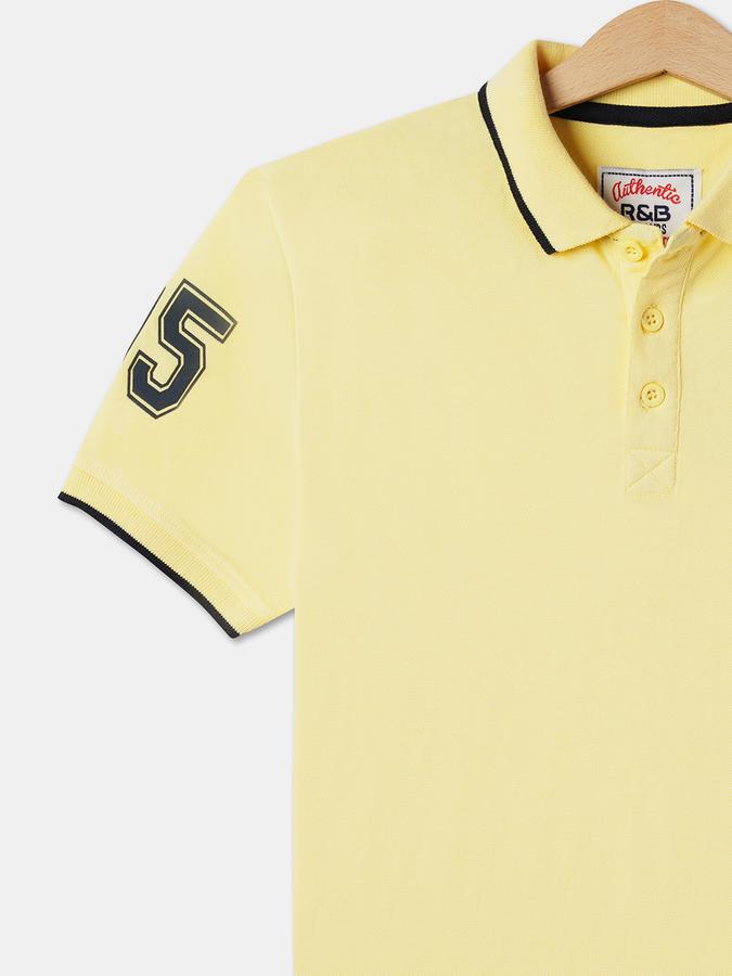R&B Boy's Solid Polo image number 2