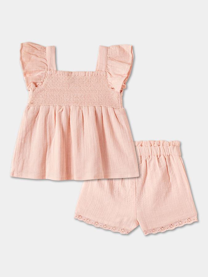 R&B Baby Girls Casual Top Shorts image number 1