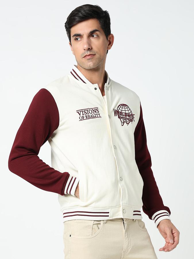 Full Sleeve Solid Men Jacket image number 3