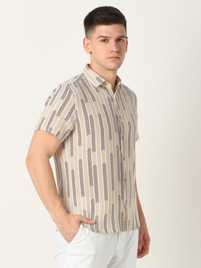Men Striped Regular Fit Shirt image number 2