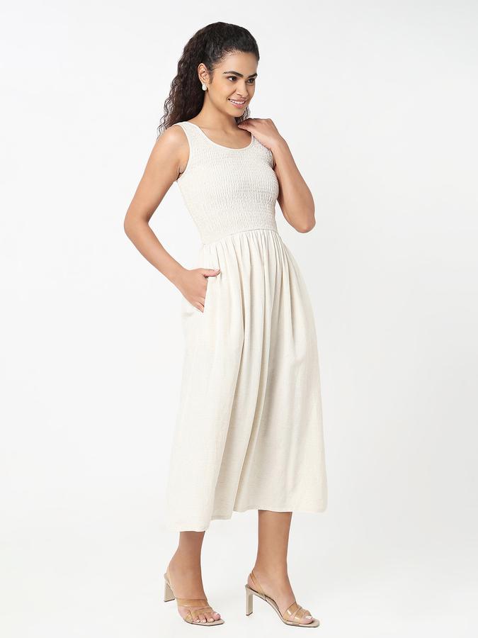 R&B Women A-line Below Knee Dress  image number 3