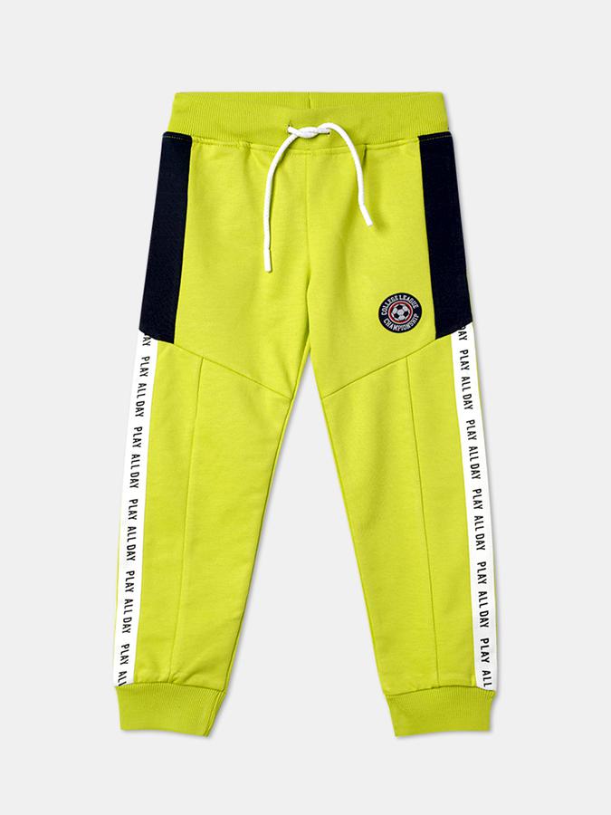 R&B Boys Yellow Track Pants & Joggers image number 0