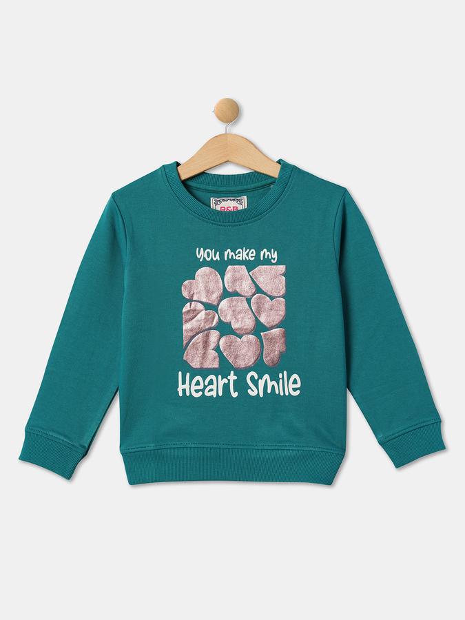 R&B Girl's Round Neck Sweat Top