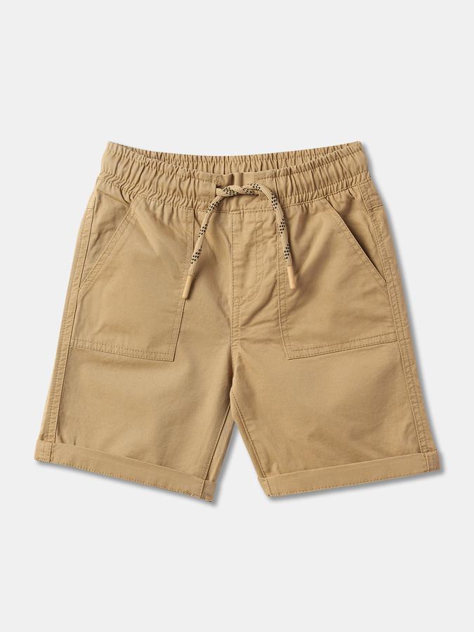 Boys Regular Fit Shorts with Insert Pockets image number 0