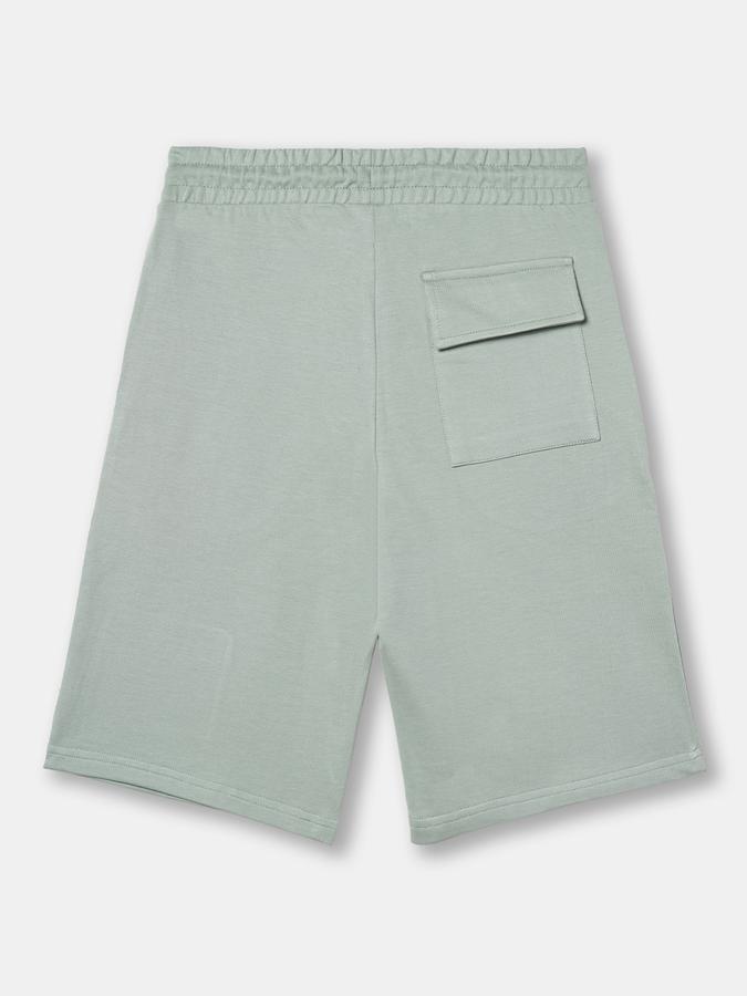 R&B Boys Green Shorts & 3/4Ths image number 1