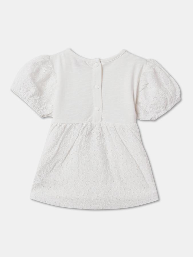 Girl Round-Neck Embellished Top image number 3