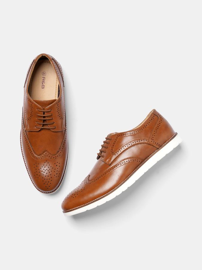 R&B Men Tan Casual Shoes image number 0