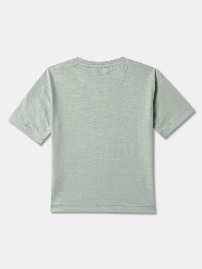 Boys Graphic Print Regular Fit Crew-Neck T-Shirt image number 1