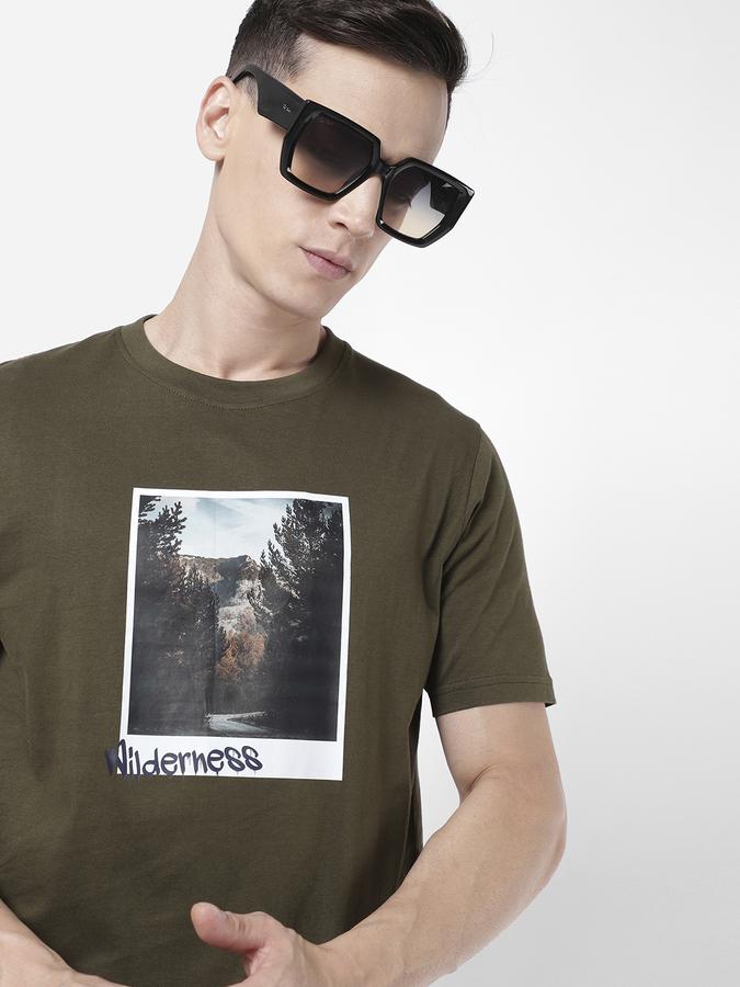 R&B Olive Men T-Shirts