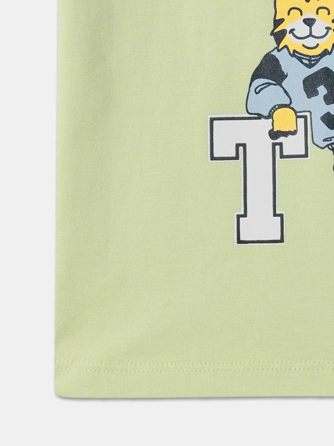 Typographic Print Crew-Neck T-Shirt image number 3