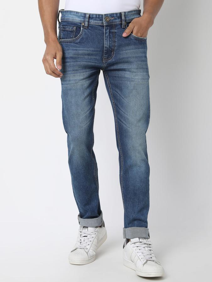 Men Dyed/Washed Jeans image number 0
