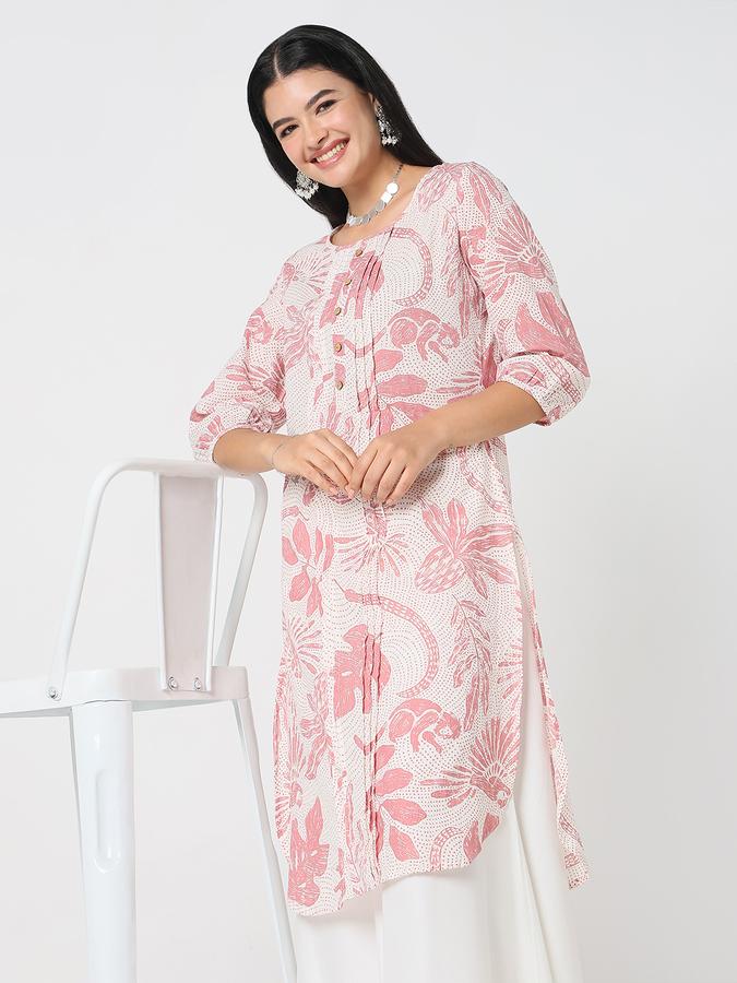 R&B Women's Pink Printed Tunic