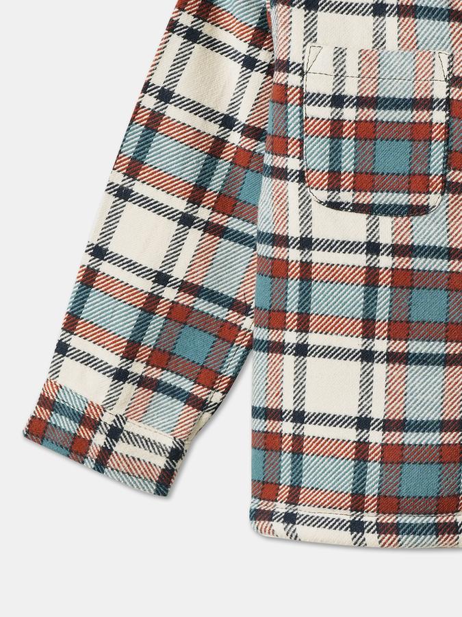 Boys Regular Fit Full Sleeve Spread Collar Shirt