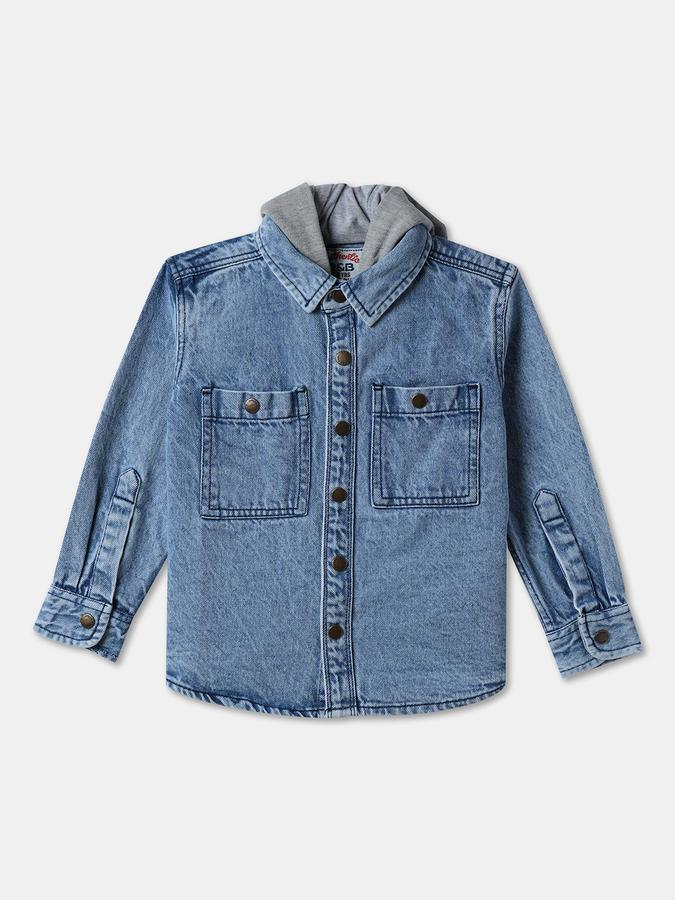 Boys Washed Casual Shirt image number 0