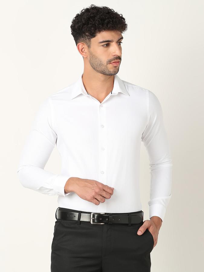 Men Spread Collar Slim Fit Shirt image number 0