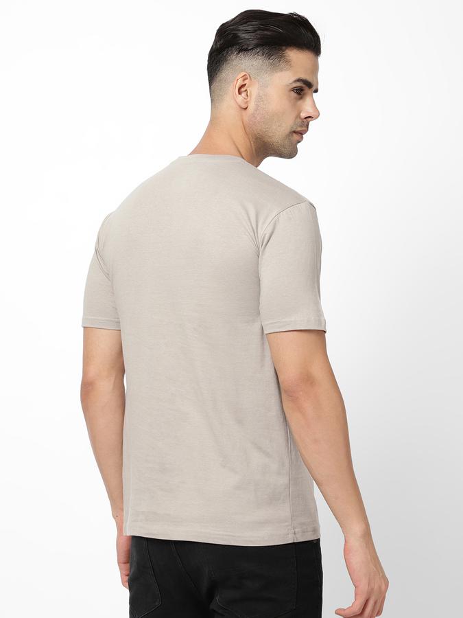 R&B Men Beige T-Shirts data-index=