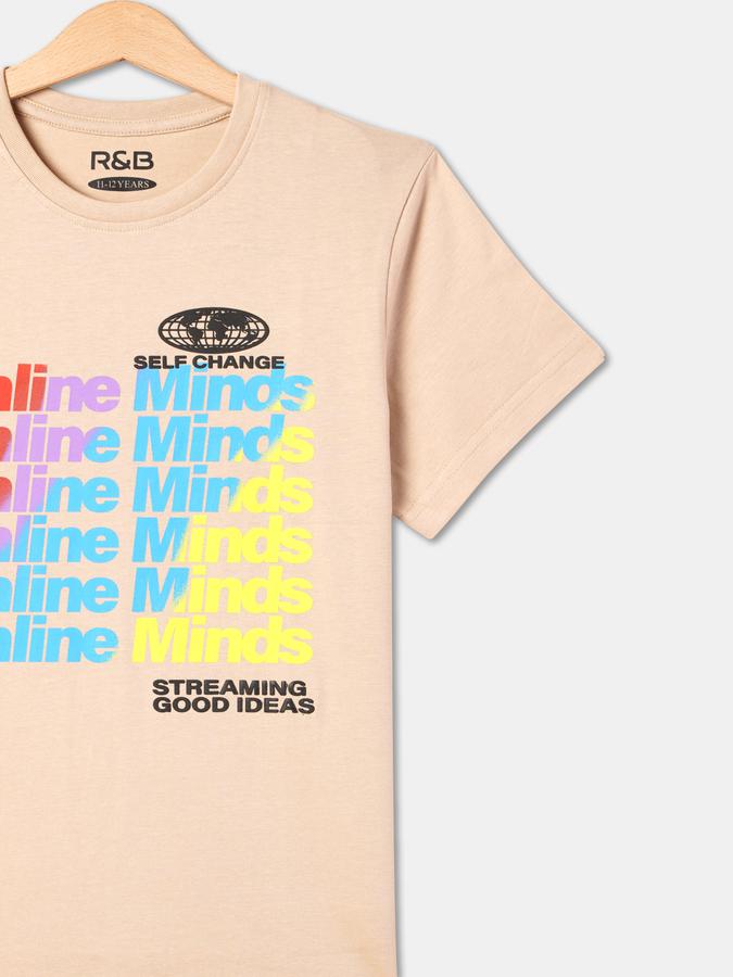 R&B Boy's Round Neck Graphic Tee image number 2