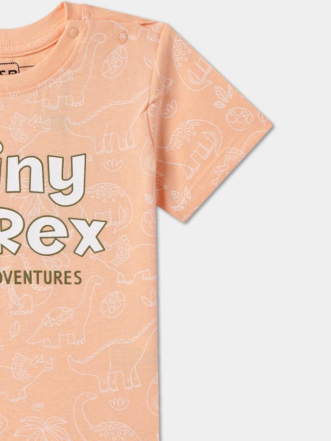 Baby Boys Printed Pure Cotton Regular T Shirt image number 2