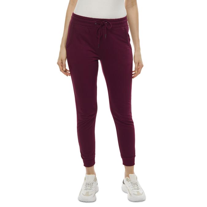 R&B Full Length Burgundy Joggers image number 0