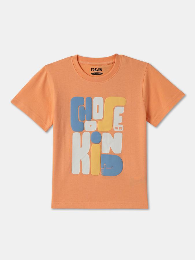 Boys Graphic Print Crew-Neck T-Shirt