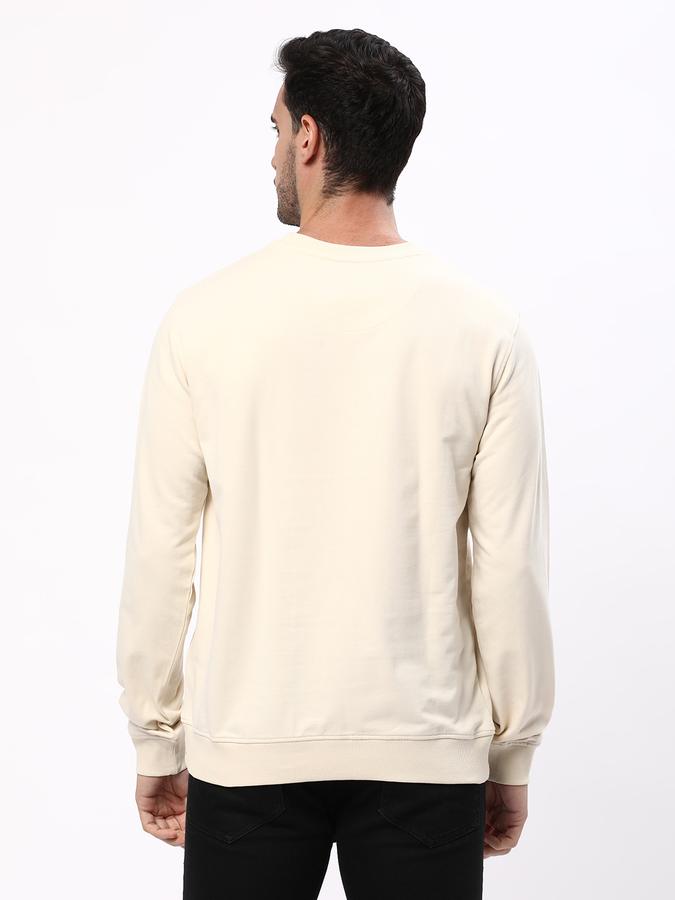 Men Typographic Print Crew-Neck Sweatshirt image number 2