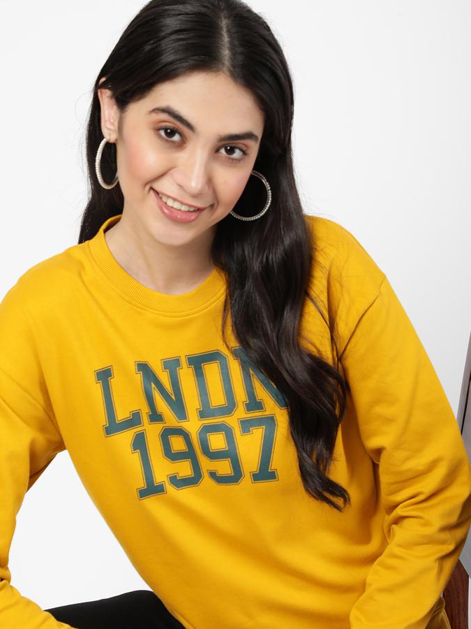 R&B Women Yellow Sweatshirt image number 0