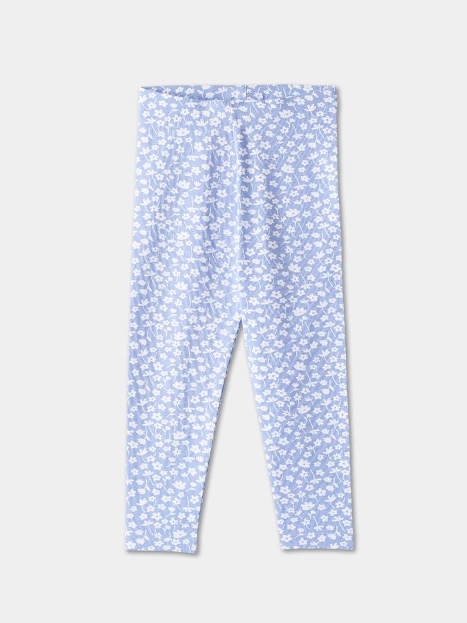 R&B Girls' Blue Printed Leggings