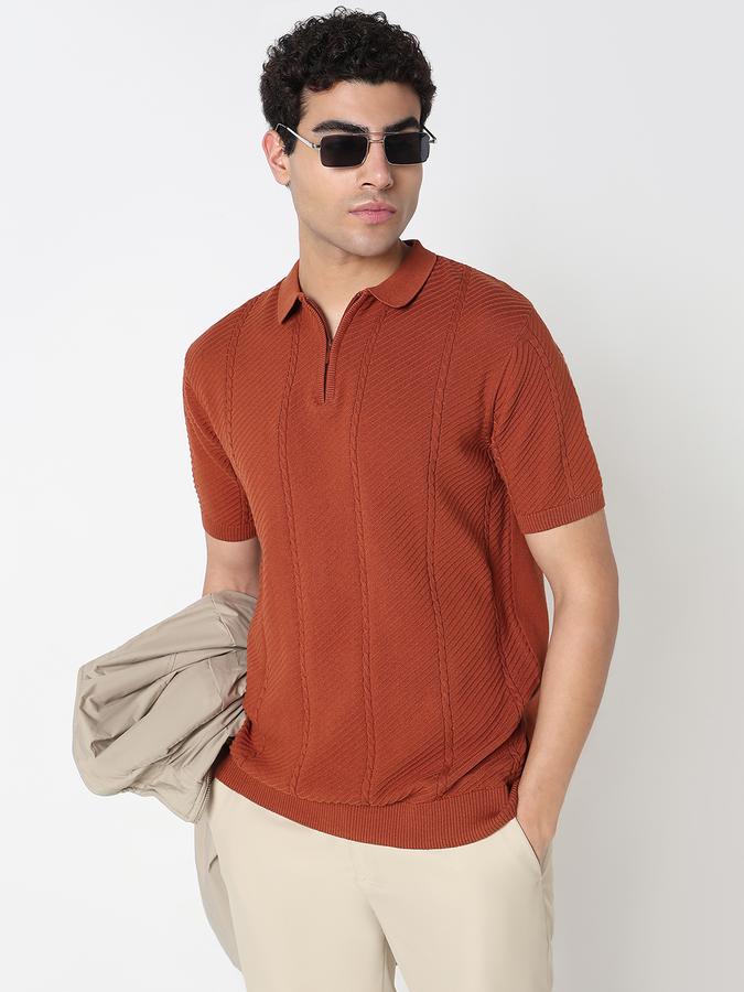 Solid Men Round Neck T-Shirt 
