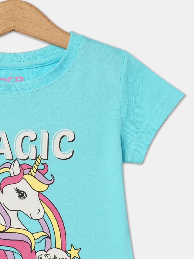 R&B Girl's Round Neck Graphic Tee image number 2