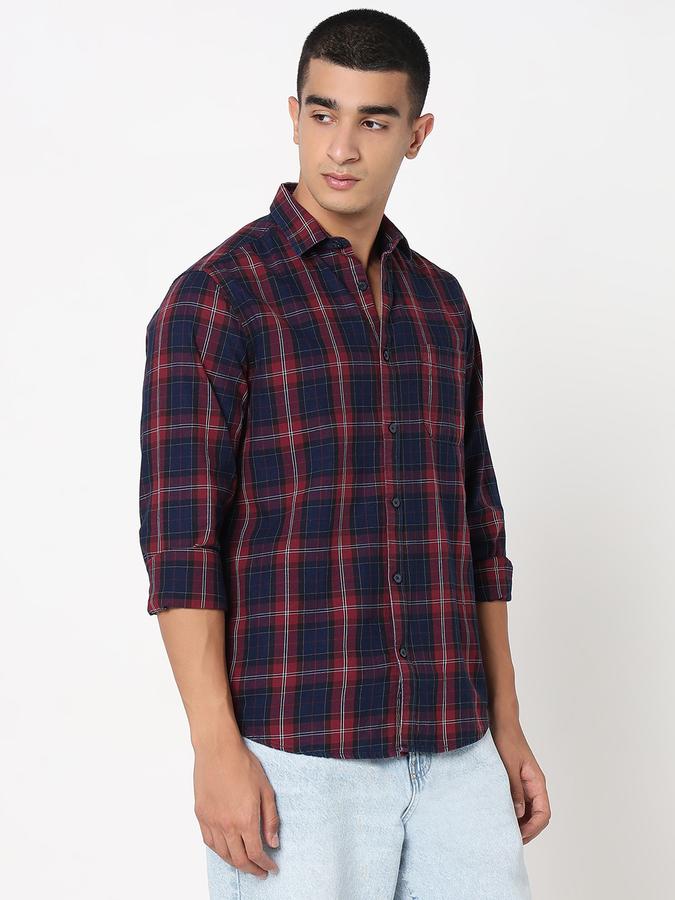 R&B Men's Red Checked Shirt