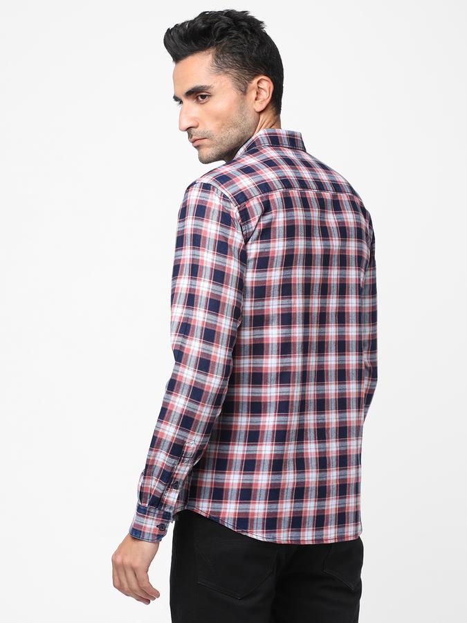 R&B Men Red Casual Shirts image number 2
