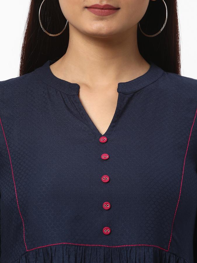 R&B Women's Emb Rayon Tunic 3Q Sleeve image number 3