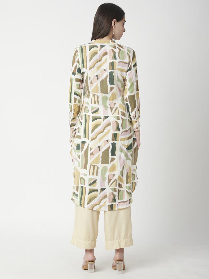 Women Floral Print A-line Kurta  image number 2