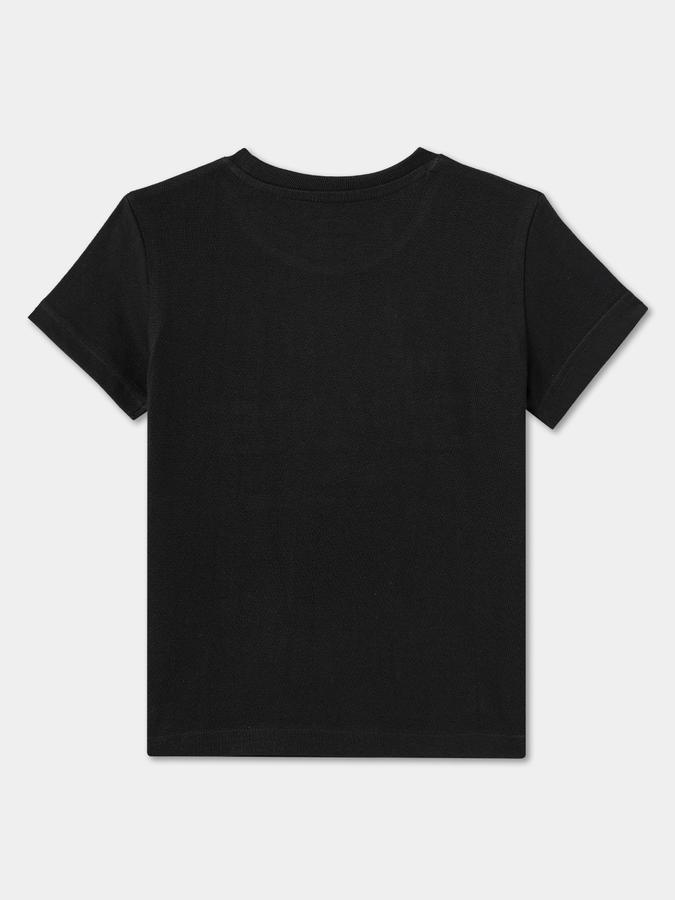 Boys Graphic Print Relaxed Fit Round-Neck T-Shirt image number 1