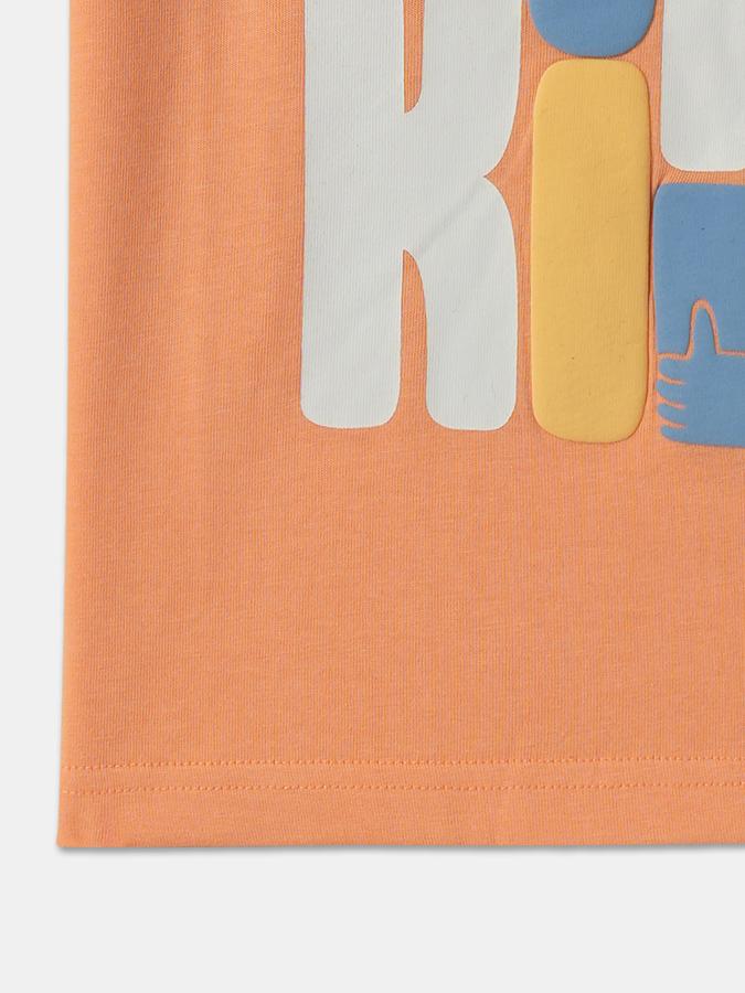 Boys Graphic Print Crew-Neck T-Shirt image number 3