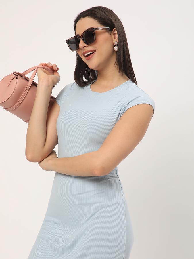 Women High-Neck A-line Dress