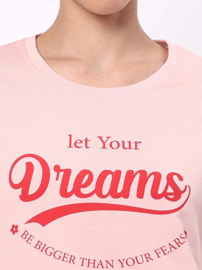 Women Regular Fit Round-Neck T-Shirt image number 3