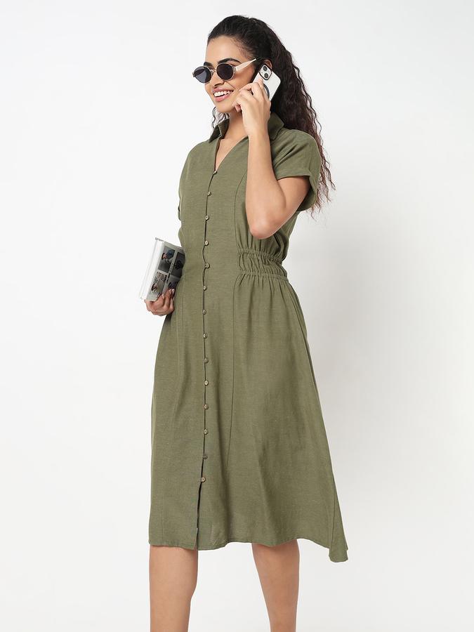 R&B Women A-line Below Knee Dress 
