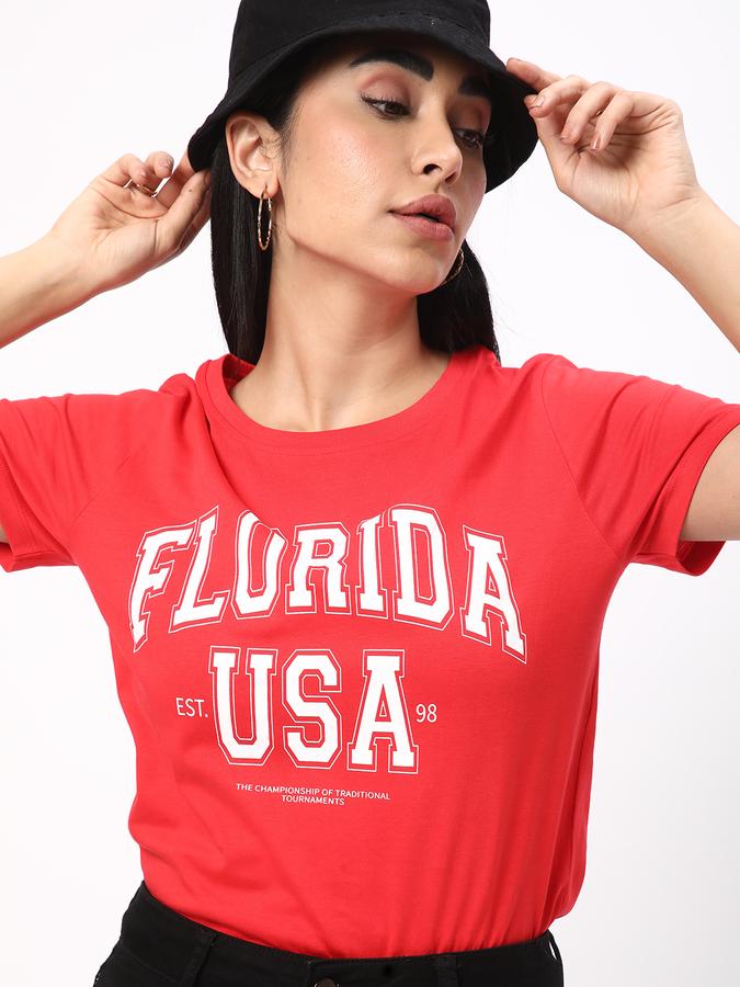 R&B Women Red TShirt image number 0