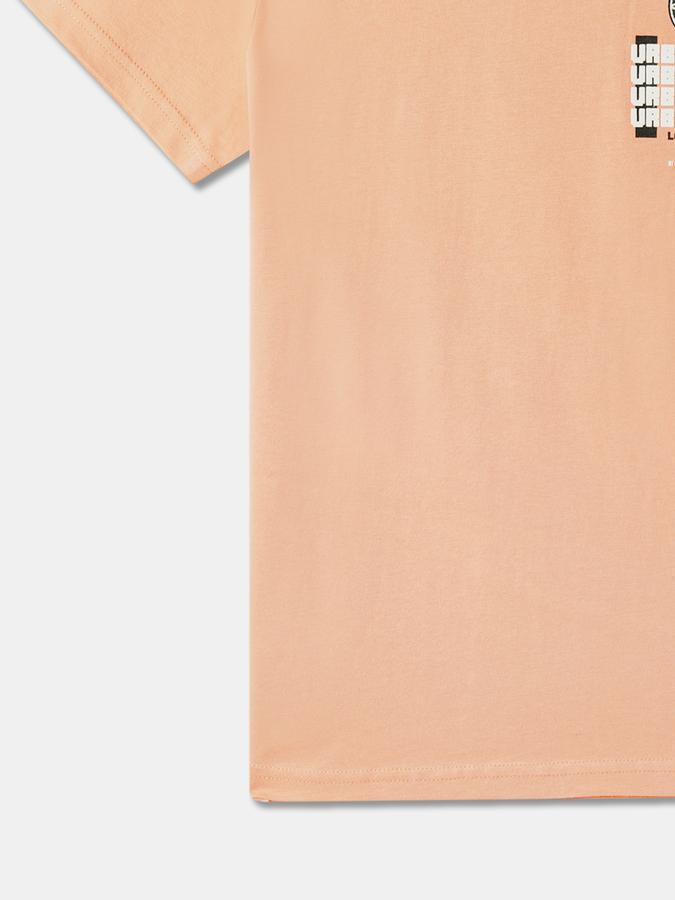 Boy Graphic Print Round-Neck T-Shirt image number 3