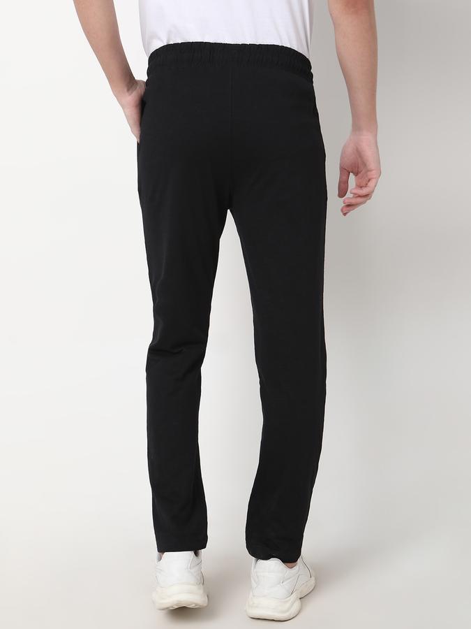 Men Joggers with Drawstring Waist & Insert Pockets image number 3