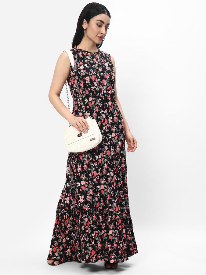 R&B Women' Floral Maxi Tier Dress image number 1