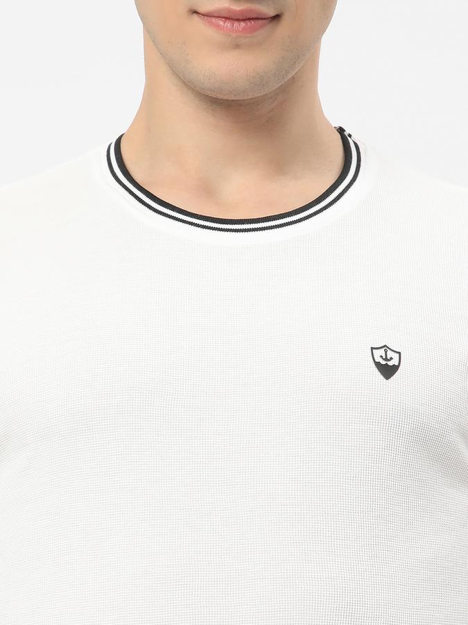 Men Regular Fit Crew-Neck T-Shirt image number 3
