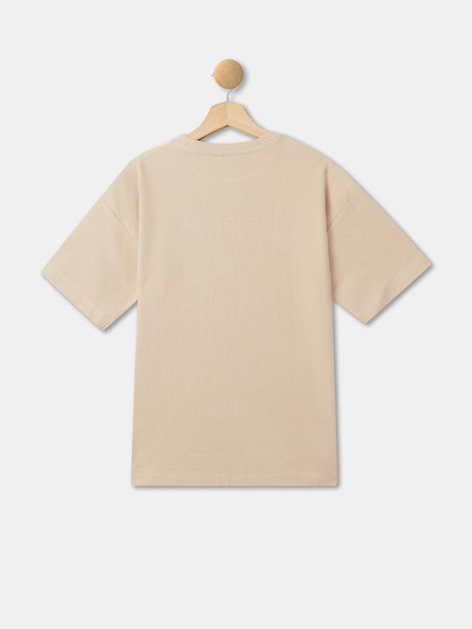 Boys Relaxed Fit Round-Neck T-Shirt image number 1