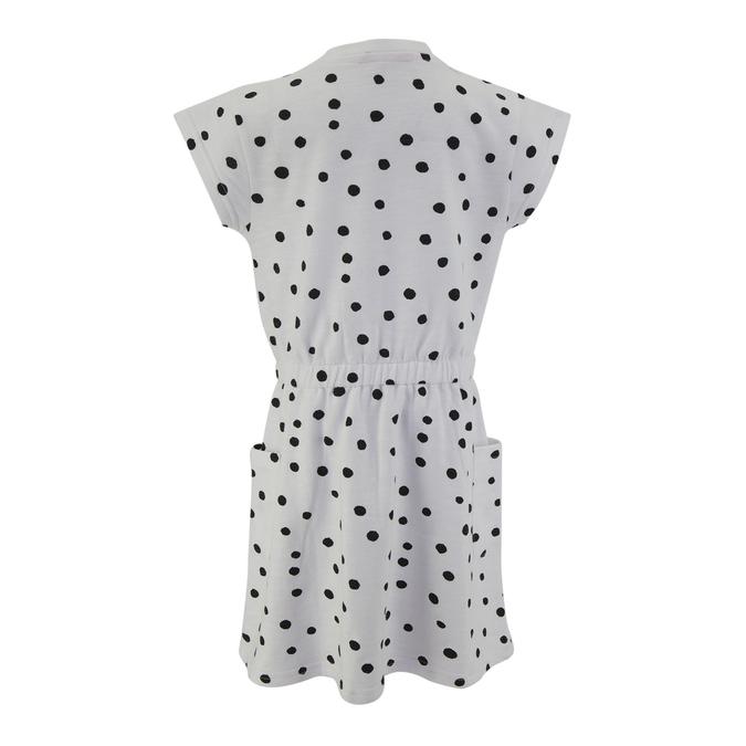 R&B Round Neck Printed White Dress image number 1