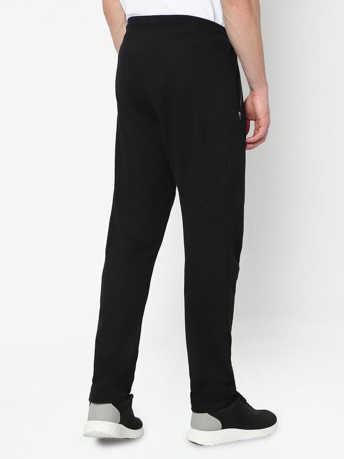 Men Fitted Track Pants with Drawstring Waist image number 3