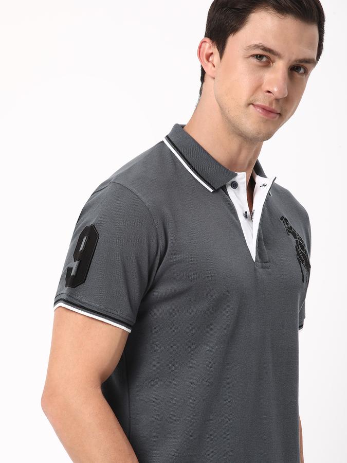 R&B Men Blue T-shirt