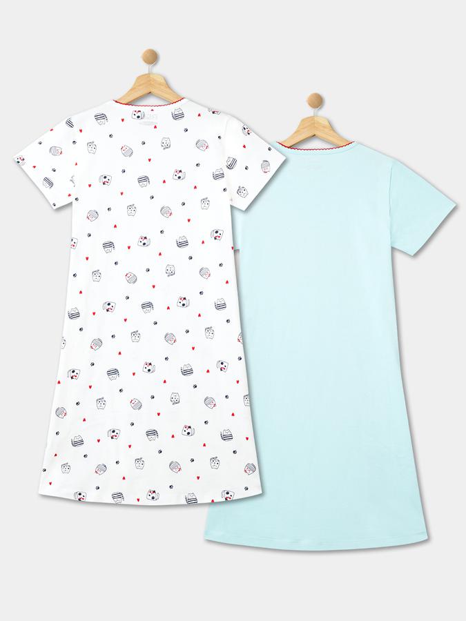 R&B Girl's Round Neck Sleepshirt image number 1