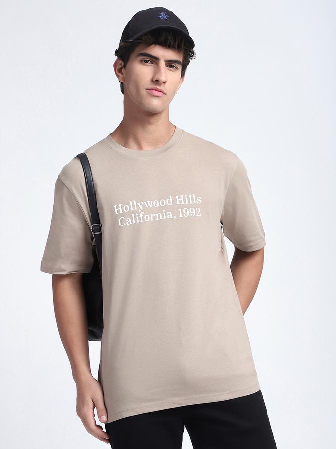 R&B Men's Sand Printed T-Shirt